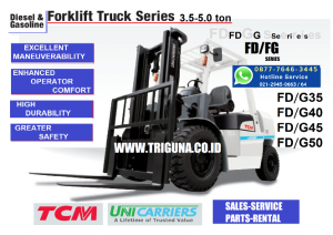 Penawaran forklift TCM baru di Tirawuta ((0877.7646.3445))