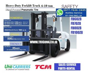 Pusat forklift TCM 3.5 ton baru di Lombok Tengah ((0877.7646.3445))