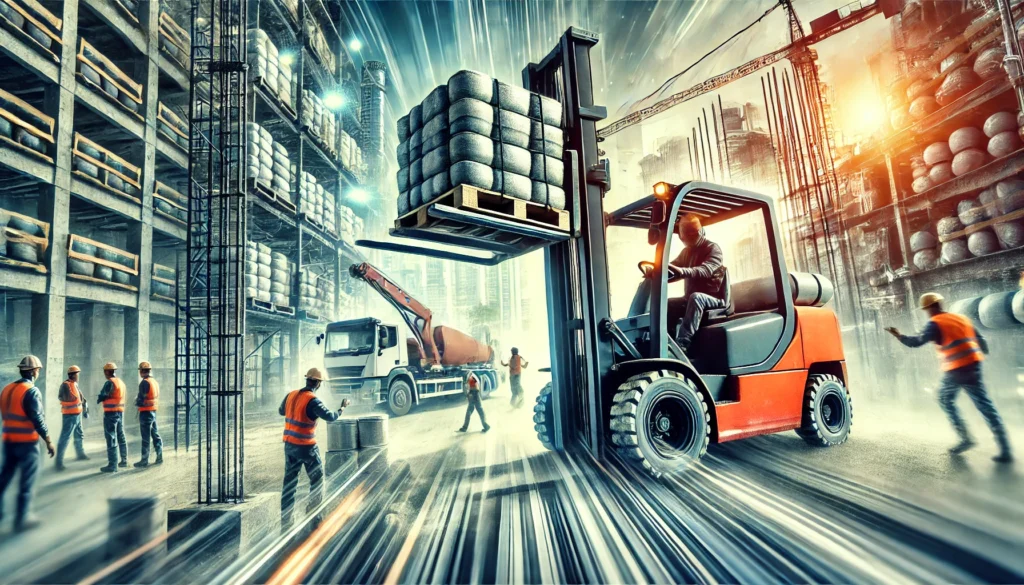 Forklift untuk Konstruksi