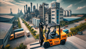 Forklift di Kawasan Industri