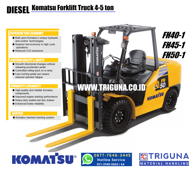 Harga forklift Komatsu 3.5 ton baru di Tumbang Titi (08777.6463.445) Feni