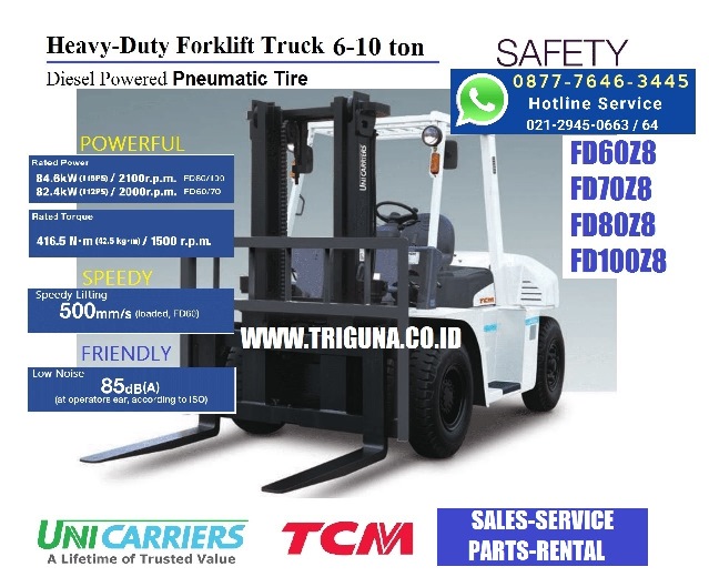 Forklift TCM 7 Ton di Banyuwangi